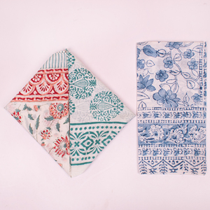 Vintage Style Skin Friendly Summer Wrap Handmade Cotton <b>Square</b> <b>Scarf</b> Floral Pattern Unisex Bandana Artisan Kerchief - Product Image 5