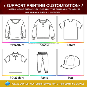 Vente en gros de vêtements de sport personnalisés de haute qualité, ensemble de vêtements de sport vierges en pur coton avec logo imprimé - Product Image 5