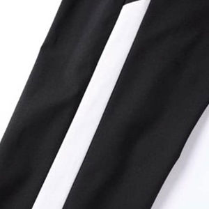 Men's <b>Waterproof</b> Color Blocking Hooded Stand Collar Winter <b>Tracksuit</b> Set Full Sleeve Zipper Fly Hip Hop Style Side Pockets - Product Image 3
