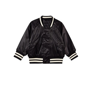 Custom Blank Embroidery High Street Winter Canvas College Varsity <b>Baseball</b> <b>Bomber</b> <b>Jacket</b> Men's Satin Front - Product Image 1