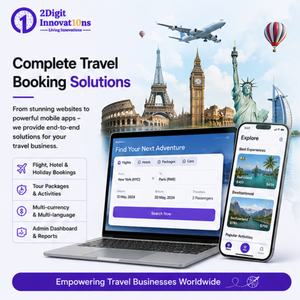 Services professionnels de développement d'applications et de sites web pour le tourisme et les voyages par 2digitinnovations, basés à Delhi, pour Android et iOS - Product Image 3