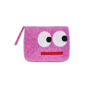 Pochette porte-monnaie et porte-cartes élégante en broderie perlée de perles de rocaille uniques, idéale comme cadeau - Product Image 5