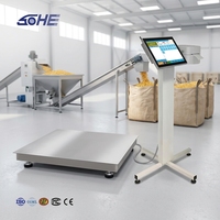 Báscula Industrial SOHE con Pantalla Táctil LCD, 8+128G de Almacenamiento, Sistema Operativo Windows/Android para Equipos Financieros y Sistemas POS