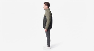 Men's Winter Puffer <b>Jacket</b> Mix Color Collar Zipper Windproof Casual <b>Thick</b> Polyester High Quality Puffer <b>Jacket</b> For Man - Product Image 6