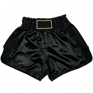 2025 Men's Custom Made Kick Boxing & Muay Thai MMA Training Shorts Breathable 100% Silk & Polyester Workout Shorts - Product Image 1