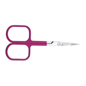 Ciseaux à sourcils de qualité supérieure pour le soin de la beauté, en acier inoxydable, à pointe arrondie, style simple, fournisseur de mode - Product Image 3