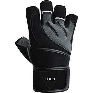 Guantes de Gimnasio para Levantamiento de Pesas, Unisex, de PU, Medios Dedos, con Logotipo y Colores Personalizados, los Más Vendidos del Invierno - Product Image 6