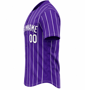 Maillot de baseball personnalisé couleur unie, uniforme sportif imprimé numériquement, avec logo et nom brodés, pour hommes et garçons - Product Image 2