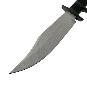 Cuchillo Bowie de acero inoxidable con hoja fija y mango ergonómico para acampar al aire libre, bushcraft, caza y supervivencia. - Product Image 2