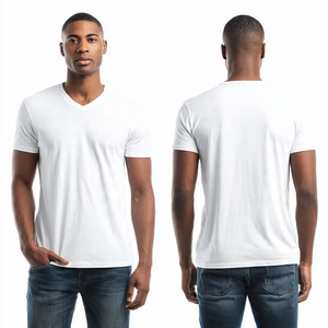 Camisetas de Verano con Cuello en V para Mujer, 100% Poliéster, Secado Rápido, Camiseta Informal para Mujer, Moda Urbana, Camisetas Ligeras para Mujer - Product Image 3