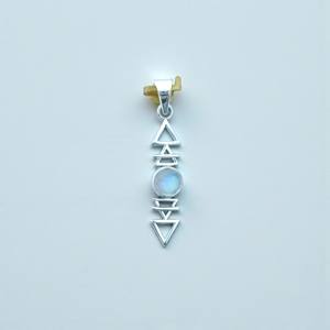 Pendentifs en argent avec labradorite bleue, design artisanal, pierres précieuses, pendentif estampillé 925, vente en gros, breloques, bijoux - Product Image 2