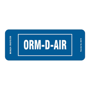 สติกเกอร์ติดสินค้าแบบกาวในตัว Brady ORM-D-AIR สำหรับการขนส่งทางอากาศ ทนทาน กันน้ำ แบบนูนต่ำ - Product Image 3