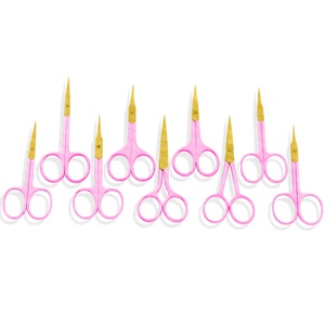 Acier pur conception personnalisée manucure pédicure ciseaux à ongles pince à sourcils avec toilettage à pointe pointue - Product Image 6