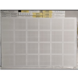 Export Quality Perforated Gypsum Board Acoustic <b>Ceiling</b> Panel Sound Decorative <b>Ceiling</b> Solution for Modern Interiors for Sale - Product Image 1