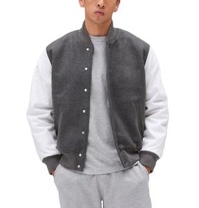 Veste de baseball en laine OEM 100% pour hommes, veste universitaire Letterman Varsity pour hommes - Product Image 1