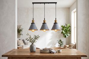 <b>Light</b> Fixtures <b>Black</b> <b>Chandelier</b> Hanging <b>Light</b> Industrial <b>Black</b> Pendant <b>Lights</b> for Kitchen Island Dining Room Home Decor - Product Image 6
