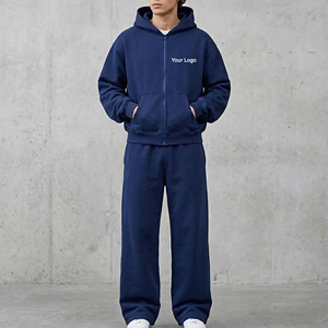 Ensemble de survêtements pour hommes, vêtements de sport décontractés, veste et pantalon athlétiques, entraînement, gym, course à pied, jogging, fitness, vêtements de sport de plein air - Product Image 1