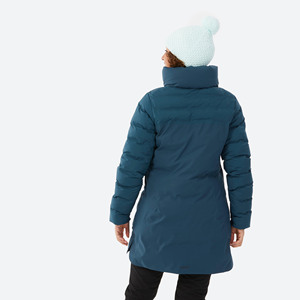 Chaqueta de Esquí Deportiva con Capucha para Mujer, Estampado Geométrico, Aislamiento Sintético de 220g, Impermeable 10,000mm, Cremallera Resistente al Viento - Product Image 5