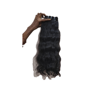 Vente en gros d'extensions de cheveux humains indiens 100% vierges bruts faisceaux droits d'os à cuticules alignés vendeur indien offre de haute qualité - Product Image 5