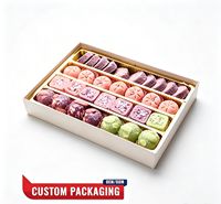 Boîte à dessert en papier kraft de haute qualité et durable avec logo personnalisé pour les événements de restauration, options de forme personnalisées OEM/ODM