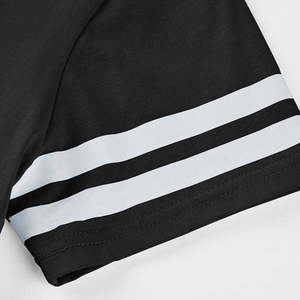 <b>Women</b> Tie Knot Crop <b>Top</b> Short Sleeve Stripe T Shirt Casual Summer Slim Fit Ladies Fashion Trendy Tee <b>Tops</b> Sports Style Clothing - Product Image 3