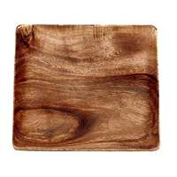 Topverkochte houten serveerplank met handvat, natuurlijke afwerking, houten snijplank, serveerschaal, keuken snijplank