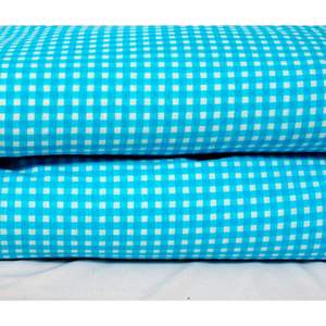 เสื้อผ้าแฟชั่นน้ำหนักเบา พิมพ์ลายบล็อกด้วยมือ ลายสี่เหลี่ยม สำหรับตกแต่งบ้าน สวมใส่สบาย เหมาะสำหรับผู้หญิงและเด็กผู้หญิง งานเย็บปักถักร้อย ART&ART ผ้าคุณภาพสูง - Product Image 1