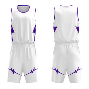 Tenues de basketball à séchage rapide personnalisées avec nom d'équipe, ensembles de vêtements de sport pour hommes, uniformes de basketball par sublimation - Product Image 5