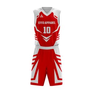 Wholesale Best Selling Customized Logo Slim Fit Men Basketball Uniform / Breathable Material Men Basketball Uniform - Product Image 1