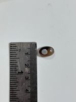 Pierre précieuse naturelle Sulemani Akik Aqiq, taille ovale, noir et blanc, polie pour la fabrication de bijoux
