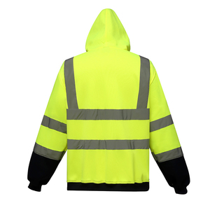 2026 New Hi Vis Reflective Safety Waterproof <b>Jacket</b> for Outdoor Construction Custom DTF printed Logo safety <b>jacket</b> for Men - Product Image 2