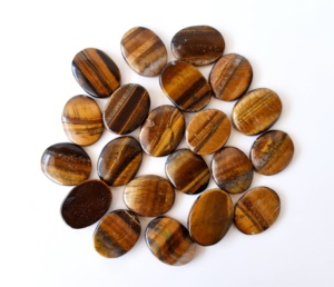 Piedras Planas de Ojo de Tigre de Cristal Pulido Semipreciosas al por Mayor para Sanación, Meditación, Decoración y Regalos - Product Image 4