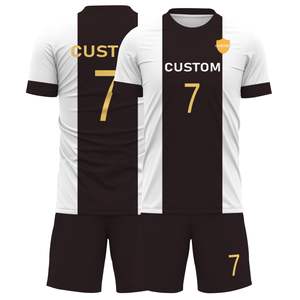 Camisetas de Fútbol Sublimadas Transpirables, Uniformes con Logotipo Personalizado para Adultos, Clubes y Equipos, Alta Calidad, Secado Rápido, 100% Poliéster, Manga Corta - Product Image 1