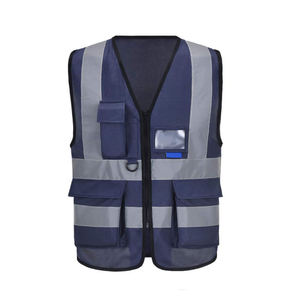 Gilet de sécurité réfléchissant haute visibilité, vêtements de sécurité unisexes, veste sans manches, logo personnalisé, gilet de travail softshell - Product Image 4