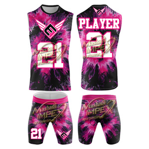 Adult 7v7 Football Jerseys Uniform Sets Breathable Slim Fit 100% Polyester <b>Compression</b> Uniform with Duffle <b>Bag</b> and Gloves - Product Image 5