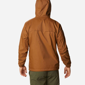 Chaqueta Cortavientos Impermeable y Transpirable con Capucha para Hombre, con Forro de Malla Fina y Logotipo Frontal, para Otoño - Product Image 2