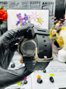 Montre Hip Hop VVS Moissanite Diamant Iced Out Luxe Bling Cadran Noir Designer Montre Tendance - Product Image 5