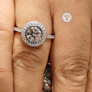 Elegante Anillo de Compromiso con Diamante Cultivado en Laboratorio de 1.5 Quilates, Certificado por IGI, Oro de 14K, Joyería Fina para Propuesta de Matrimonio - Product Image 6
