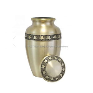 Urnas de Cremación de Latón al por Mayor para Cenizas Humanas Adultas, Acabado de Estaño Grabado, Diseños Personalizables, Estilo Americano Conmemorativo - Product Image 2