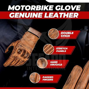 Équipement de protection extérieur, gants de moto fabriqués au Pakistan, gants de moto à prix avantageux - Product Image 2