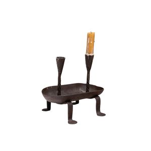 Ensemble de 3 supports à bougies en fer thermolaqué S Scroll Pedestals |   Décoration décorative en métal fait main |   Décoration de la maison et cadeaux - Product Image 4