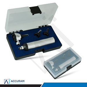 Ensemble d'otoscopes de diagnostic médical, kit d'instruments d'examen des oreilles à LED pour clinique ORL et hôpital - Product Image 1