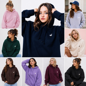 Sudadera con Capucha para Mujer, Mezcla de Algodón, Color Sólido, Estampado de Letras en la Parte Delantera, Transpirable, Informal, Sudadera con Capucha para Invierno, Lote de Sudaderas con Capucha - Product Image 3