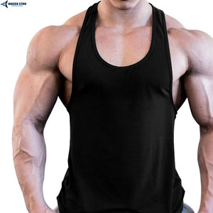 <b>Men</b> Gym Tank Top Sleeveless Workout Shirt Custom Logo Fitness <b>Stringer</b> <b>Vest</b> - Product Image 2