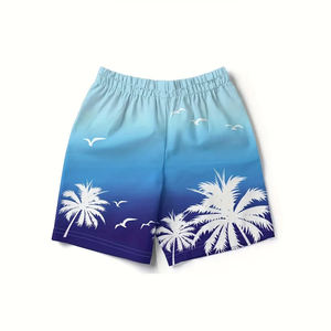 Quick Dry Breathable Sublimation Printing Custom <b>Board</b> Shorts with Pocket Men's Fashion Swim Jogging Shorts - Product Image 3