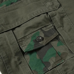 2026 Green Color Best Quality Comfortable Summer Wear OEM Service Make Your Own New Arrival Design Men <b>Cargo</b> Pocket <b>Shorts</b> - Product Image 5