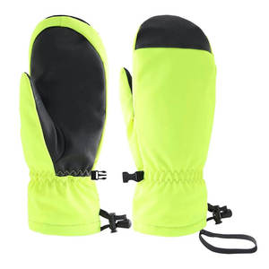 New Arrival Trendy Customizable Leather Men's Full Finger <b>Ski</b> Gloves Snowboarding Fall Winter Cold Weather Waterproof Windproof - Product Image 1