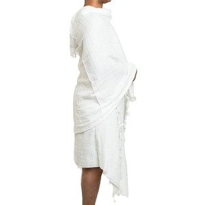 Ensemble Ihram pour homme de qualité supérieure, élégant, 2 pièces, en coton pur, léger, respirant, extensible dans quatre directions, best-seller - Product Image 1