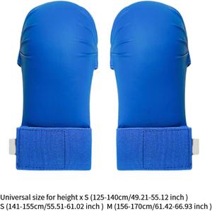 Guantes de Karate y Taekwondo Aprobados por la WKF, Guantes de Sparring con Logotipo Personalizado, Unisex, Alta Calidad, Ligeros, Transpirables, Ecológicos, de PU - Product Image 2