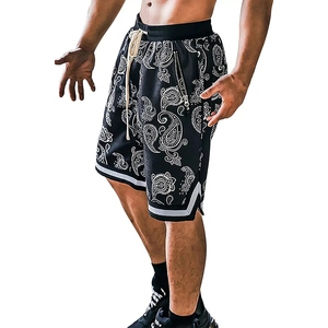 Shorts de sport pour homme en mesh à motif paisley, imprimé par sublimation, séchage rapide, pour la gym, la course et les loisirs - Product Image 5